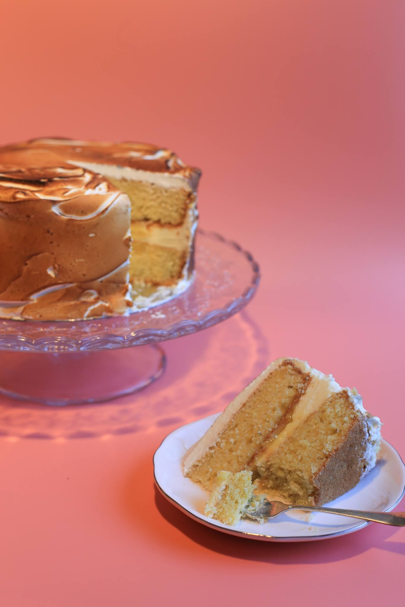 Lemon Meringue Cake